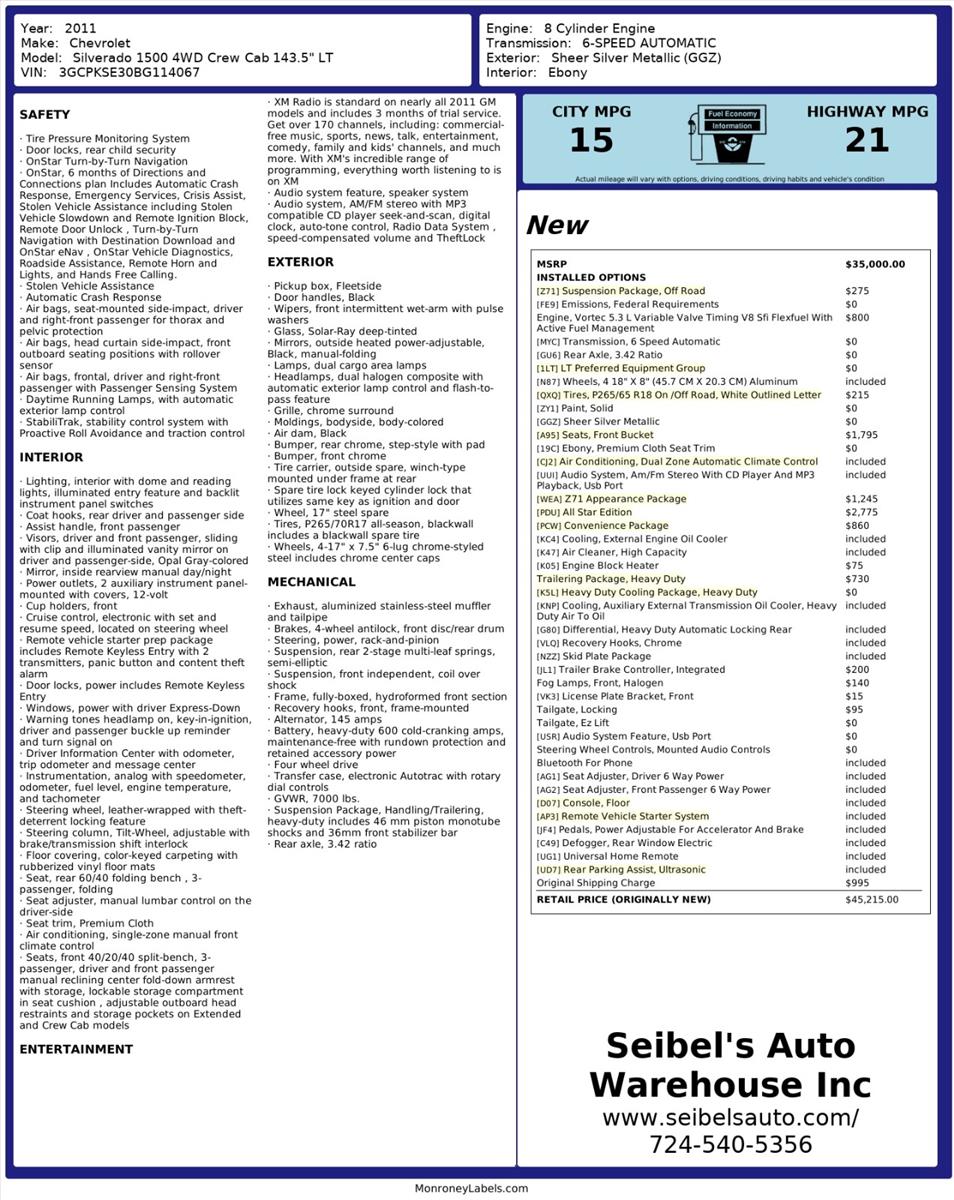 2011 Chevrolet Silverado 1500 1